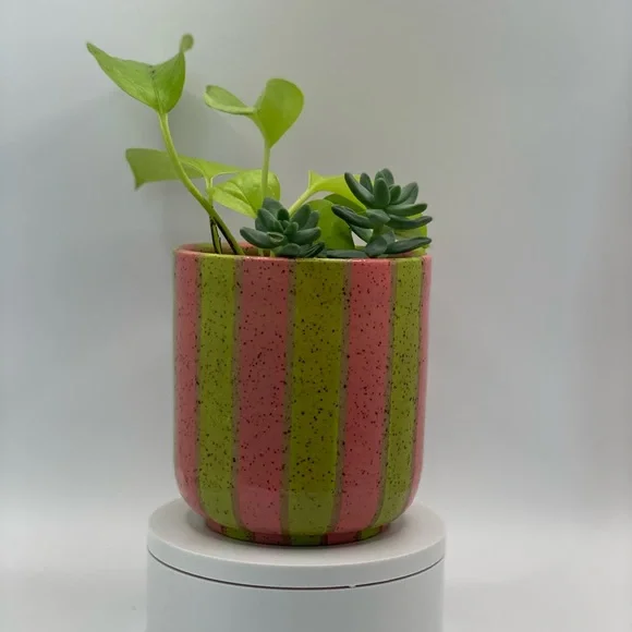 Striped Planter
